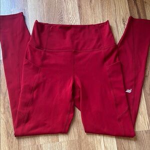 Fabletics PureLux Red High-Waist Pocket Leggings